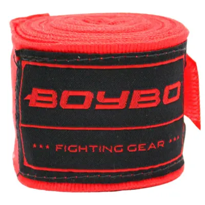 картинка Бинты BoyBo 3,5 хлопок-эластан красный 