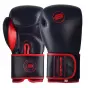 картинка Перчатки бокс BoyBo Rage BBG200 кожа черно-красные 14 ун 