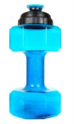 картинка Бутылка-гантель Irontrue 2.2L голубой 